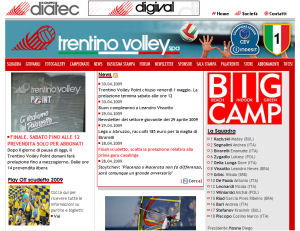 In aprile record di contatti per www.trentinovolley.it, oltre 82.000 visite!