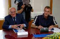 I giocatori dell'Itas Diatec Trentino ospiti al Camp Trentino Volley e al 41? Palio Citt? della Quercia