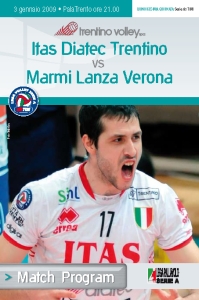 Itas Diatec Trentino-Marmi Lanza Verona, il Match Program da scaricare