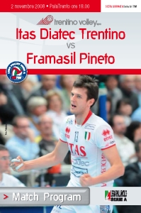 Itas Diatec Trentino-Framasil Pineto, il Match Program da scaricare