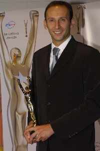 Capitan Sartoretti premiato con l'oscar dello sport europeo