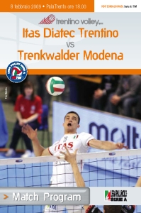 Itas Diatec Trentino-Trenkwalder Modena, il Match Program da scaricare