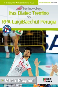 Itas Diatec Trentino-RPA-LuigiBacchi.it Perugia, il Match Program da scaricare