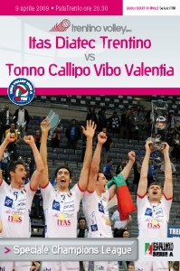 Itas Diatec Trentino-Tonno Callipo Vibo Valentia, il Match Program da scaricare