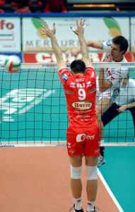 L'Itas Diatec Trentino sconfitta in quattro set a Piacenza