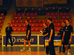 Elispace di Beauvais, battuta e ricezione nella rifinitura della Trentino Volley