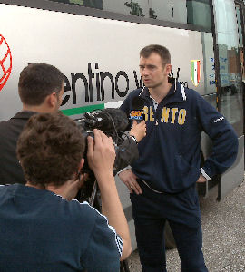 Le telecamere di Sky Sport 24 a seguire l'ultimo allenamento pre-gara 4