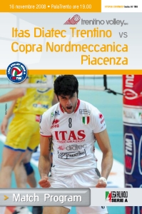 Itas Diatec Trentino-Copra Nordmeccanica Piacenza, il Match Program da scaricare