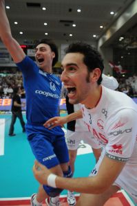 Domenica ad Ostra, città di Bari e Birarelli, si festeggia lo scudetto della Trentino Volley