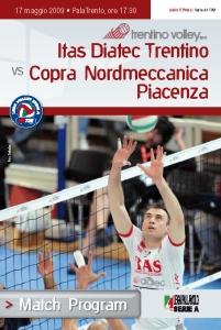 Itas Diatec Trentino-Copra Nordmeccanica Piacenza, il Match Program da scaricare