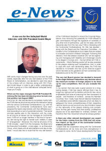 La Newsletter della CEV