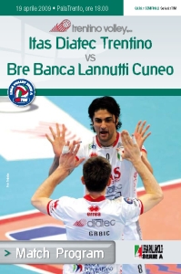 Itas Diatec Trentino-Bre Banca Lannutti Cuneo, il Match Program da scaricare