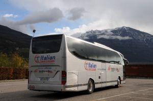 Squadra in viaggio verso la Slovenia