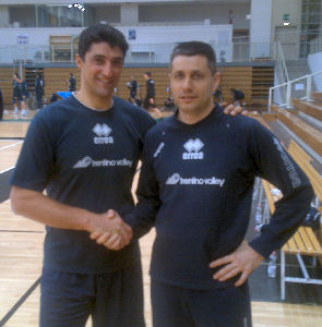 Velasco e Giani graditi ospiti agli allenamenti della Trentino Volley