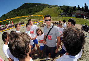 Mercoledì 27 agosto Bari e compagni ospiti del Trentino Volley BIG Camp 2008