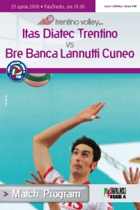 Itas Diatec Trentino-Bre Banca Lannutti Cuneo, il Match Program da scaricare
