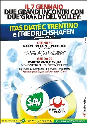 L'Itas Diatec Trentino affronta il Friedrichshafen